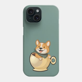 Corgi Puppuccino Phone Case