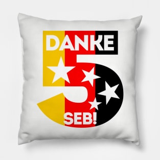 Danke Seb 5 Pillow