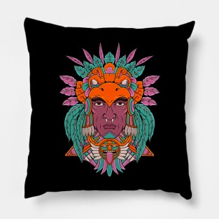 Aztec Warrior - Eagle Warrior Pillow