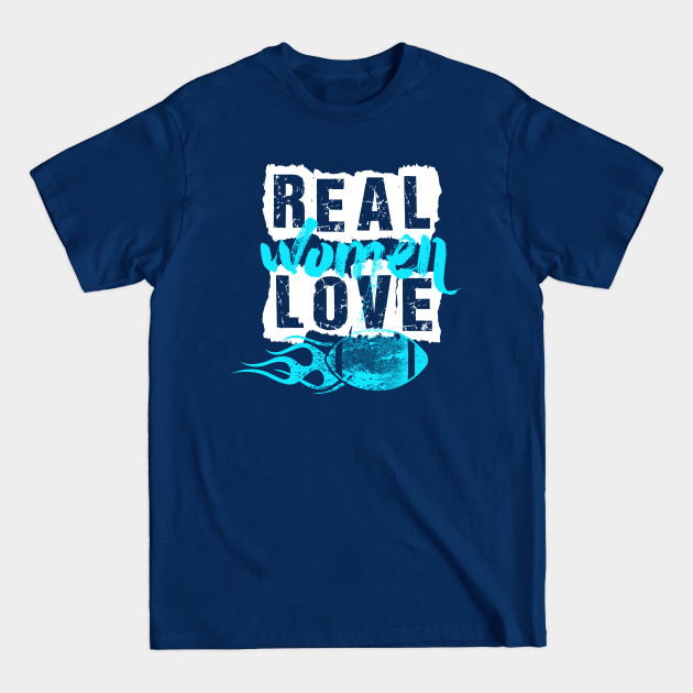 Disover REAL WOMEN LOVE FOOTBALL - Carolina Panthers - T-Shirt