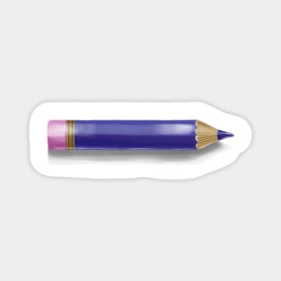 Purple Pencil Magnet