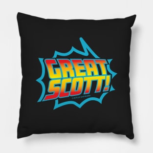 Great Scott! (Full-Color Dark) Pillow