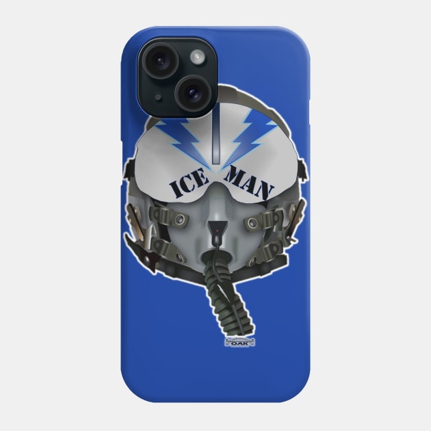 Fighter Pilot Ice Man Phone Case by Original Astoria Kid