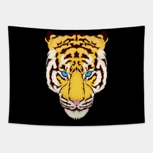 Tiger Head Hand Drawn Tapestry