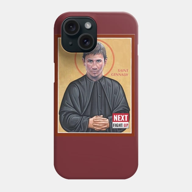 Saint Gennady - Pray For Us Phone Case by NextFightUpApparel