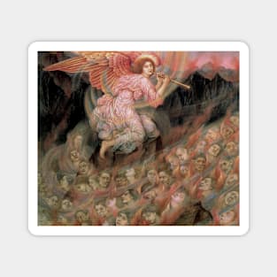 An Angel Piping to the Souls in Hell by Evelyn De Morgan Magnet