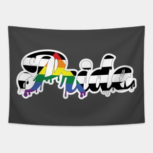 Straight Ally Pride Drip Tapestry