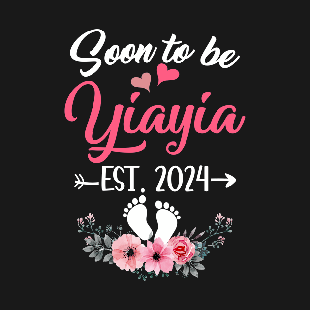 Soon To Be Yiayia Est 2024 Mothers Day First Time Yiayia by Achim Conrad