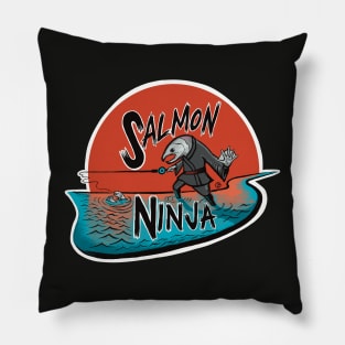 Salmon Ninja Pillow