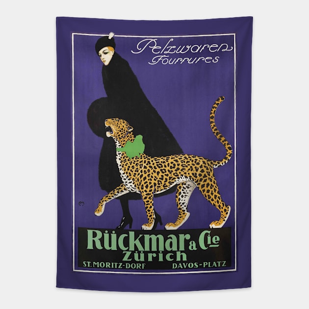 RÜCKMAR & CIE advertising poster Tapestry by UndiscoveredWonders