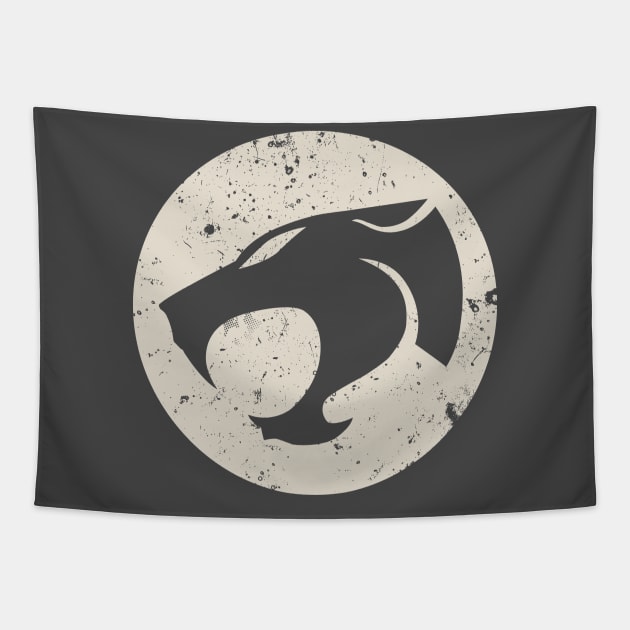 Panther Eye - Grunge Icon Tapestry by SALENTOmadness