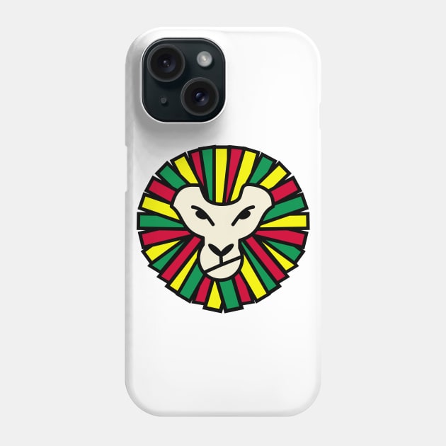 Lion Rastafari Phone Case by mailboxdisco