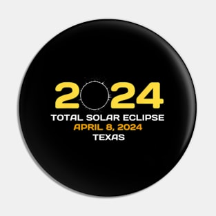 Path Of Totality Solar Eclipse In Texas April 8 2024 Pin