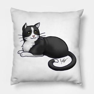 Cat - American Shorthair - Tuxedo Pillow