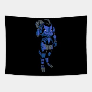 MASS EFFECT GARRUS SILHOUETTE Tapestry