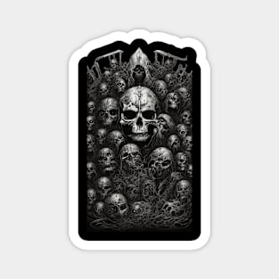 Skulls Group Magnet