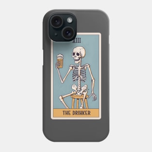 The Drinker Tarot Card Phone Case