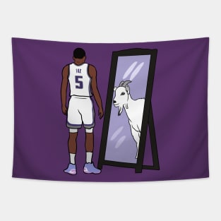 De'Aaron Fox Mirror GOAT Tapestry