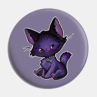 Black cat Pin