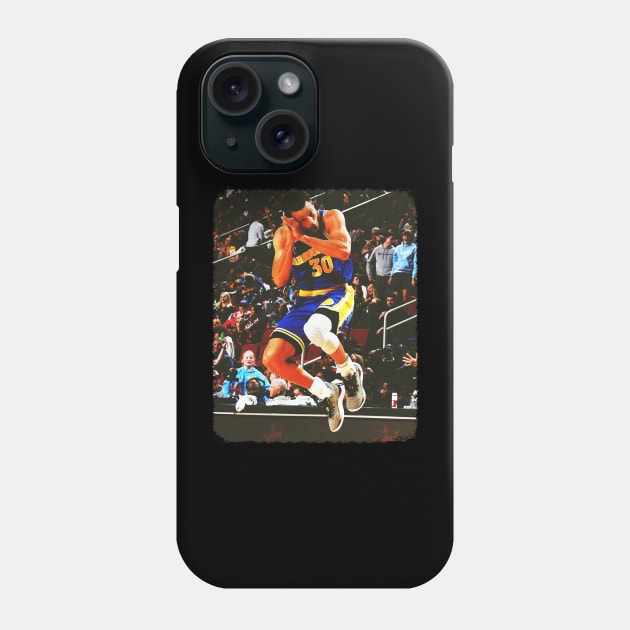Vintage Steph Curry Phone Case by Skelector Art