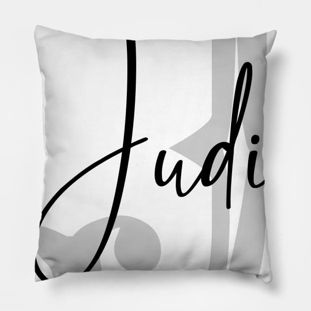 Judi Second Name, Judi Family Name, Judi Middle Name Pillow by Huosani