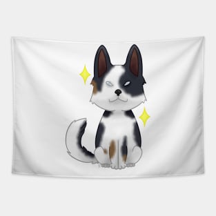 Panda German Shepherd Tapestry