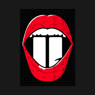 Red Lips White Tooth T-Shirt