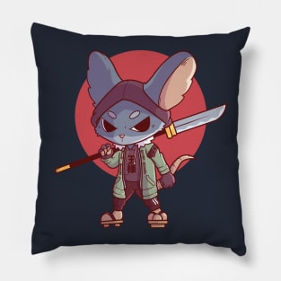 Nezumi Samurai Pillow