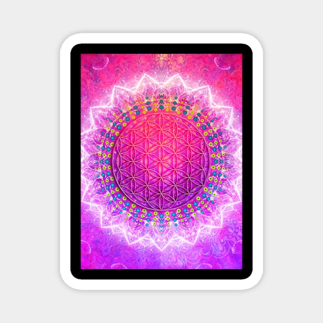 Flower Of Life Magnet by CameronGray