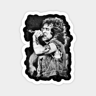 Retro Bon Scott Magnet