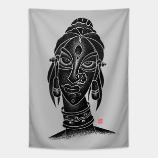 Tribal Lady Tapestry