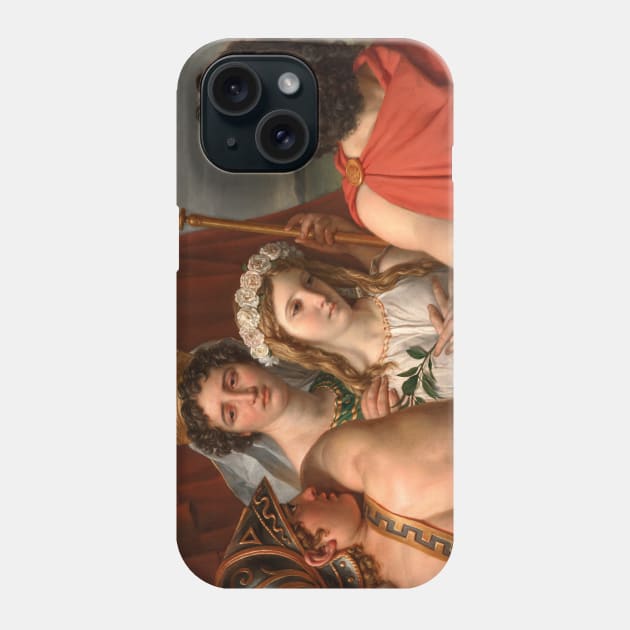 The Anger of Achilles by Jacques-Louis David Phone Case by Classic Art Stall