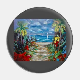 Path To The Beach Pin