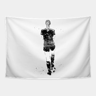 Soccer Player Girl Tapestry