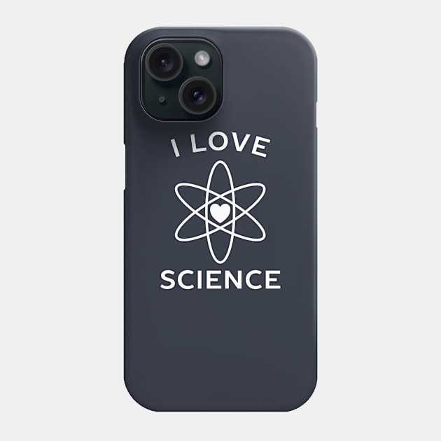 I love science t-shirt Phone Case by happinessinatee