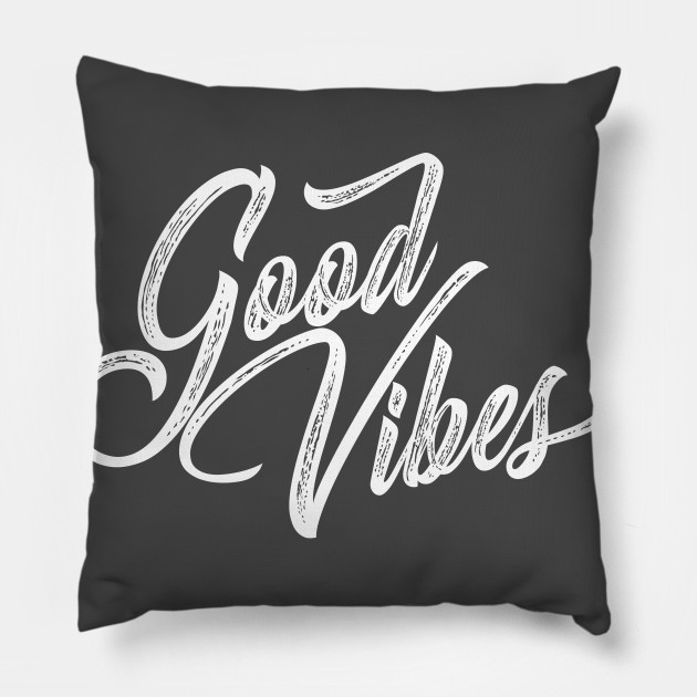 good vibes pillow