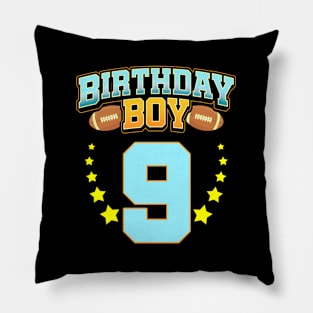 9Th Football 9 Pillow