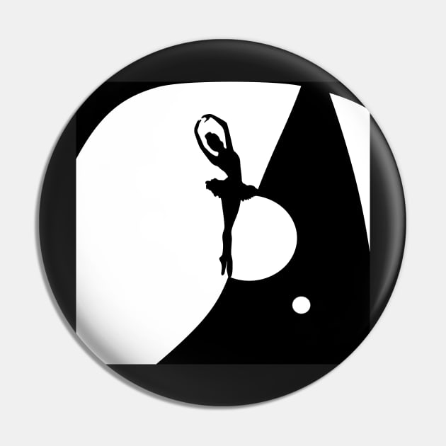 Black and White The Dancer Graphic Minimalism 050717 C Pin by GinetteArt