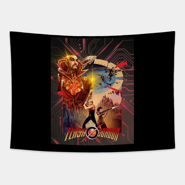 Flash Gordon Tapestry by TorrezvilleTees