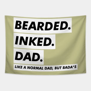 BEARDED INKED DAD Tapestry