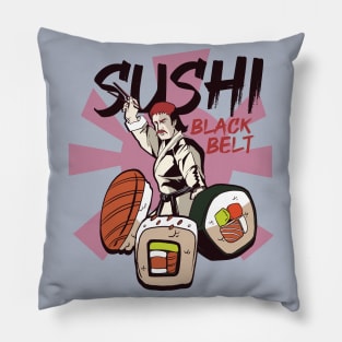 Sushi Black Belt Pillow