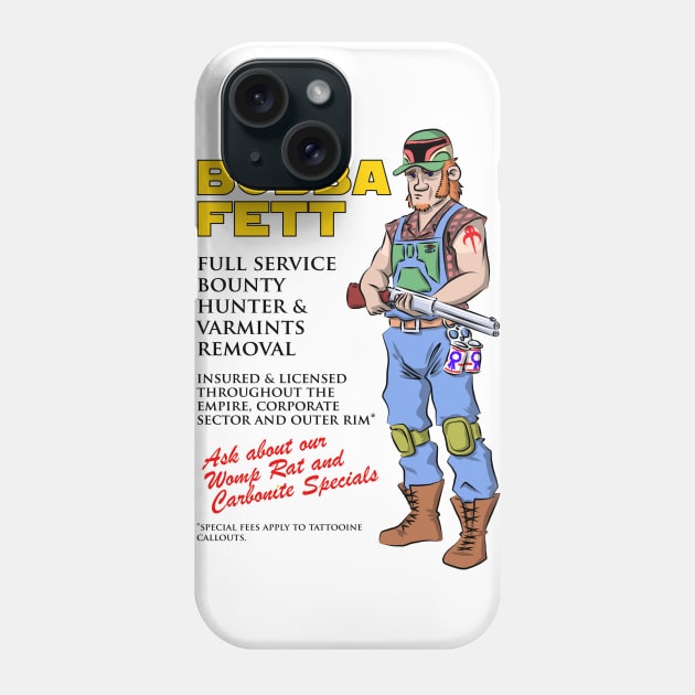 Bubba Fett Phone Case by DaleMettam