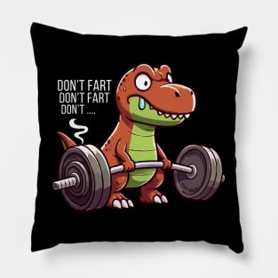 T Rex Don't Fart Pillow