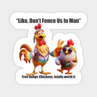 Free Range Chickens Magnet