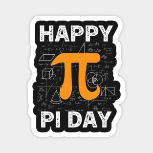 Happy Pi Day Mathematic Math Teacher Leopard Rainbow Magnet