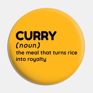 Curry - Funny Definition #2 Pin