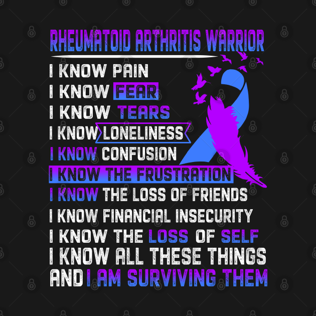 Rheumatoid Arthritis Awareness Support Rheumatoid Arthritis Warrior