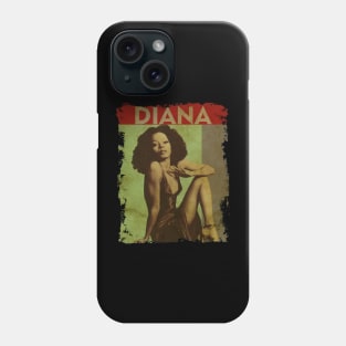 TEXTURE ART-Diana Ross - RETRO STYLE 2 Phone Case