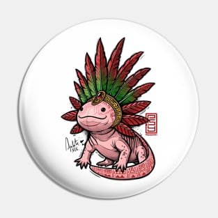 Aztec Axolotl Pin