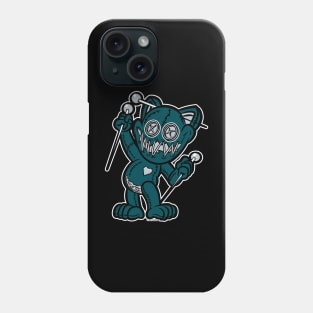 Happy VooDoo Kitty Cat Doll Philadelphia Colors Phone Case